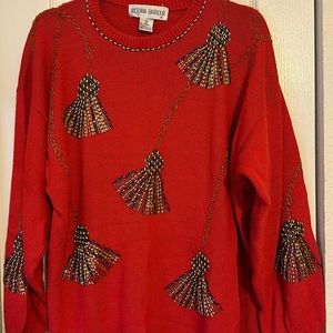 Vintage Beaded Sweater